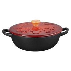 LE CREUSET 迪士尼米奇系列 迷你媽咪鍋造型烤盅 紅色, 1個, 12cm