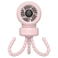주니 다용도 멀티 유모차 선풍기, 핑크, 1개