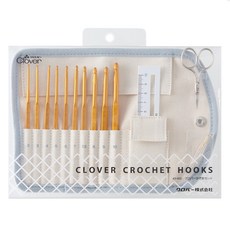 Clover 可樂牌 金屬毛線用鉤針組 43-405, 1套