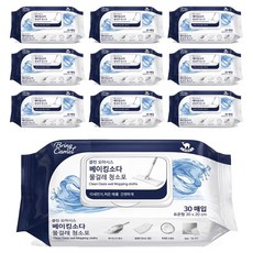 CAMEL Clean Oasis 小蘇打濕拖清潔布 蓋裝 30片, 10個