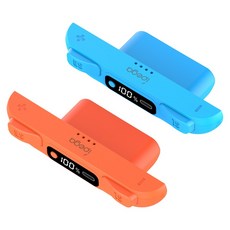 ipega 派鯊魚 Switch 2 手把專用 背夾電池包2件組 橙色 + 藍色 1套 PG-SW2115