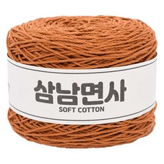 samnamtteugaesil 三南棉線 36合 編織線 200g, 02 薑黃色, 1個
