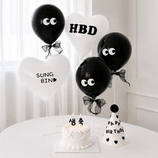 happeevely 眼球生日派對用品套裝, 款式 1, 1套
