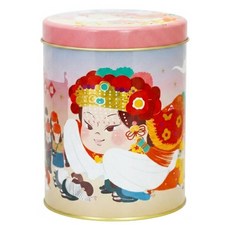 mille 米樂 繽紛爆米花 白沙屯媽祖粉千里祝福罐 焦糖口味, 195g, 1個