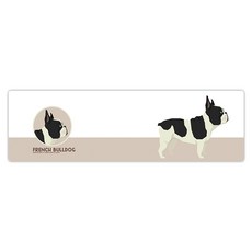 半島良品 輕回彈減壓皮革地墊 長款 067, 法國鬥牛犬
