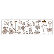半島良品 輕回彈減壓皮革地墊 長款 060, 卡哇依手繪