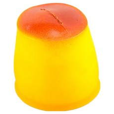 토이토 푸딩 크런치 슬랑이 말랑이 슬라임 스트레스볼, 옐로, 80g, 1개 옐로, 80g, 1개