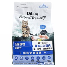 Dibaq Natural moments 5星級系列 成貓用乾飼料, 6kg, 1個, 雞肉+火雞
