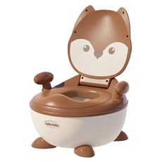 haha kiddo Little Fox Potty 小狐狸兒童學習馬桶, 咖啡色