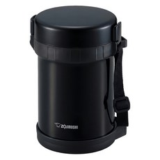 ZOJIRUSHI 象印 SL-GH18 不鏽鋼便當盒, 黑色, 1個