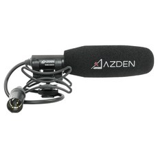 AZDEN 專業XLR連接器 P48幻象電源驅動 超指向性 攝影機 微單眼 輕巧型 槍型麥克風, 1個, SGM-250CX