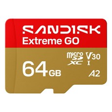 SanDisk 晟碟 Extreme GO microSD 記憶卡 SDSQXGN-064G-GN6MN, 1個, 64GB