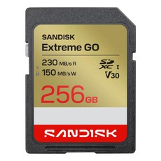 SanDisk 晟碟 Extreme GO SD UHS-I 記憶卡 SDSDXGN-256G-GNCIN, 1個, 256GB