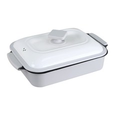 ANDY MAY2 韓匠微波專用快速料理鍋2件組 日式加大 長型 AM-SN017, 奶白灰, 1套