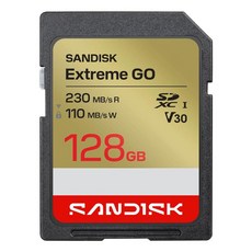 SanDisk 晟碟 Extreme GO SD UHS-I 記憶卡 SDSDXGN-128G-GNCIN, 1個, 128GB