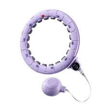 Aura 全新智能可計數呼拉圈 觸點按摩 美腰收腹加壓健身 懶人健身神器 禮物 3D, 紫色, 1個, 1050g