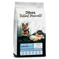 Dibaq Natural moments 5星級系列 小型幼犬犬糧, 2kg, 1個, 火雞肉 + 雞肉