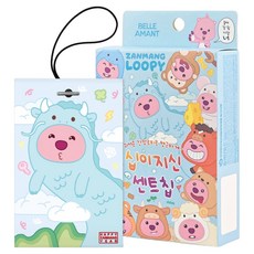 BELLE AMANT Zanmang Loopy 十二生肖香氛片車用香氛包專用, 1個, 仲夏夜