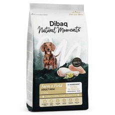Dibaq Natural moments 5星級系列 小型成犬犬糧, 2kg, 1個, 火雞肉 + 雞肉