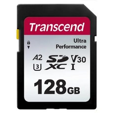 Transcend 創見 SDXC UHS-I U3 V30 記憶卡 TS128GSDC340S, 1個, 128GB