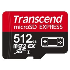 Transcend 創見 MicroSD Express 極速效能記憶卡 Switch 2適用 TS512GUSD710S, 1個, 512GB