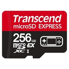 Transcend 創見 MicroSD Express 極速效能記憶卡 Switch 2適用 TS256GUSD710S, 1個, 256GB
