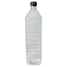 대경페트 물병 페트용기 사각 1.5L + 검정캡 28mm 세트, 126세트