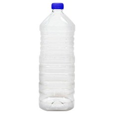 大慶PET水瓶 PET容器 方形 1.8L + 藍色瓶蓋 30mm 套組, 100套