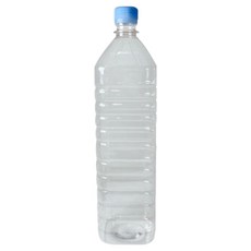 大慶PET 水瓶 PET容器 方形 1.5L + 藍色瓶蓋 28mm 套組, 154套