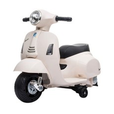Vespa 偉士牌 迷你電動玩具車 靠背款, 白色, 1個