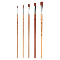 Herend 油畫壓克力柔軟指甲筆5件套 Y-8380, 1套, 2號, 4號, 8號, 12號, 16號