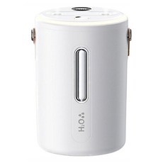 Kyhome 雙噴霧靜音加濕器/空氣淨化水氧機/無線納米噴霧機 1L, 冰雪白, JS04