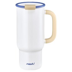 모슈 팝업 스트로우 텀블러, 화이트, 1개, 600ml