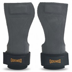 GOUNOD 古諾迪 引體向上防滑重訓助力帶/舉重助握帶, 灰色, 1套