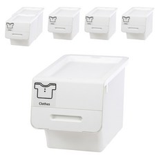 KEYWAY 聯府 每日直取式整理箱 附貼紙 款式隨機 6張 NE30 30L, 白色, 6個