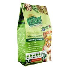 VegePet 維吉 機能性狗食 HVP + 褐藻 + 葡聚醣 成犬/老犬素食狗飼料, 4.5kg, 1個, 蔬菜