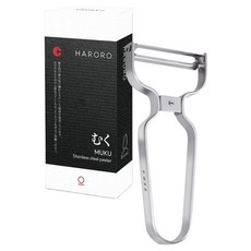 Haroro MUKU 全不鏽鋼馬鈴薯削皮刀, 單一顏色, 1個