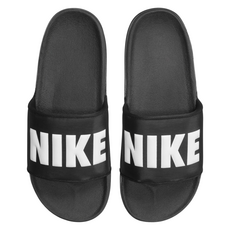 NIKE 耐吉 男款 OFFCOURT SLIDE 拖鞋 延續款 BQ4639-012 US 6, 黑底白字, 24cm