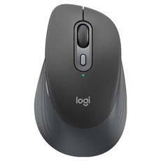 로지텍 무소음 무선 마우스, 그래파이트, M840L