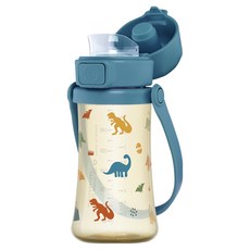 그로미미 PPSU 원터치 다이노소어 텀블러컵, 미드나잇 블루, 1개, 300ml 미드나잇 블루, 1개, 300ml