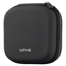 G'FIVE 基伍 多功能皮革質感硬殼收納包, 黑色, 1個, 單一商品