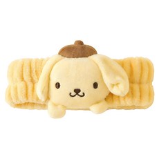 Sanrio 三麗鷗 布丁狗 3D毛絨洗臉髮帶髮帽, 1個, 黃色