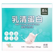 里仁 乳清蛋白粉 麥芽牛奶口味 30包, 900g, 1個