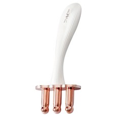 alphax bloom me 三柱磁能按摩棒, 白色, 1個
