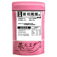 蔘大王 台灣菊花嫩葉茶, 50g, 1個, 1個裝