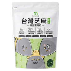 MIHONG 米鴻生醫 高效乳清蛋白 台灣芝麻 高效燕麥奶, 500g, 1個