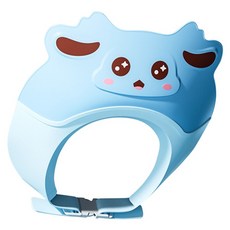 Mina 嬰幼童防潑濺洗髮圈/水罩, 藍色, 1個