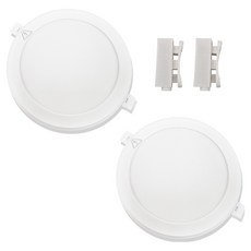 블링라이트 VO LED 다운라이트 매입등 15W 15cm, 화이트 + 주광색, 2개