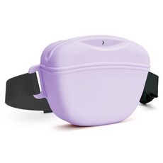 PASTEL PET 寵物矽膠零食袋, 紫色, 1個