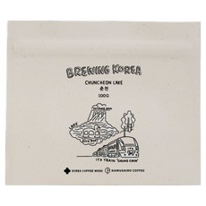 NAMUSAIRO Brewing Korea 咖啡豆 原豆 春川, 100g, 1個